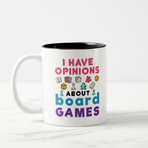 Tasse 2 Couleurs J'Ai Des Opinions À Propos Des Jeux De Commission