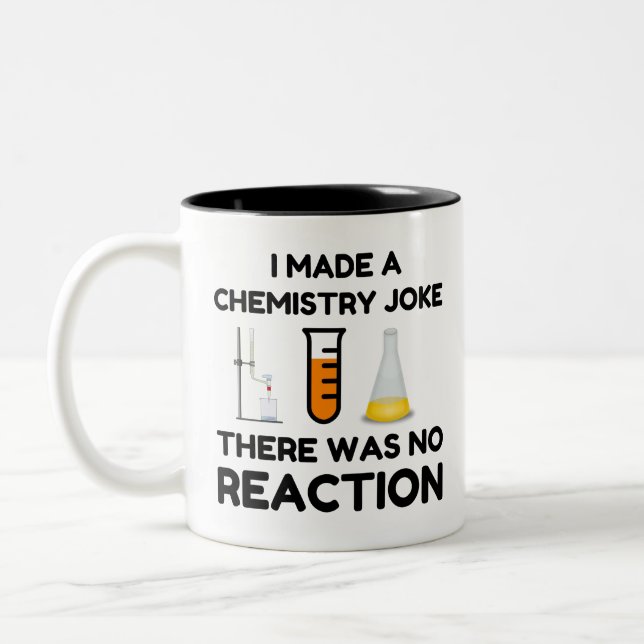 Tasse 2 Couleurs J'Ai Fait Une Blague De Chimie (Gauche)