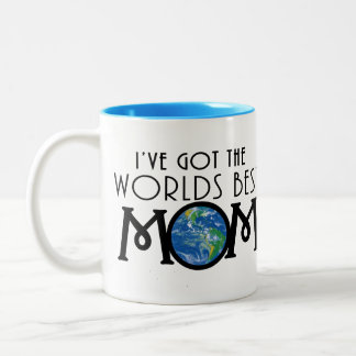 Tasse 2 Couleurs J'Ai Le Monde Meilleur Maman