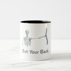 Tasse 2 Couleurs J'Ai Ton Squelette Dos Qui Tient La Spine