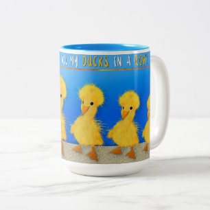 TASSE 2 COULEURS J'AI TOUS MES CANARDS DANS UNE BOUGIE ROW