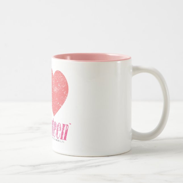 Tasse 2 Couleurs J'aime 17 (Droit)