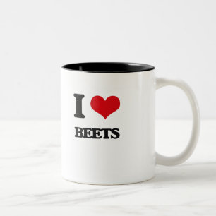 Tasse 2 Couleurs J'aime des betteraves