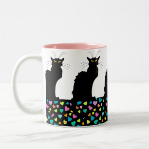 Tasse 2 Couleurs J'aime des chats