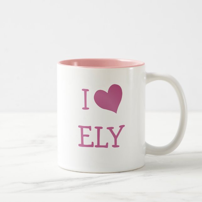 Tasse 2 Couleurs J'Aime Ely (Droit)