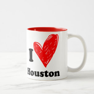 Tasse 2 Couleurs J'aime Houston