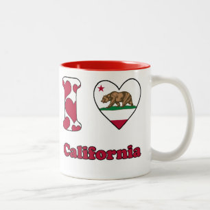 Tasse 2 Couleurs J'aime la Californie
