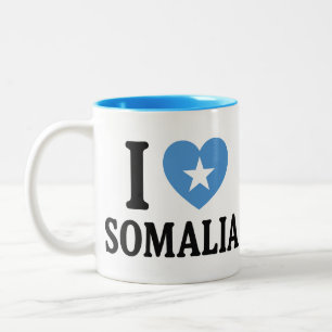 Tasse 2 Couleurs J'aime la Somalie