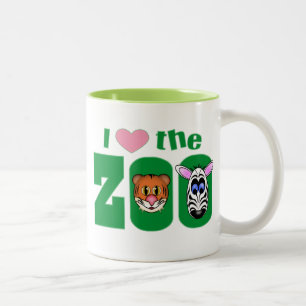 Tasse 2 Couleurs J'aime le ZOO