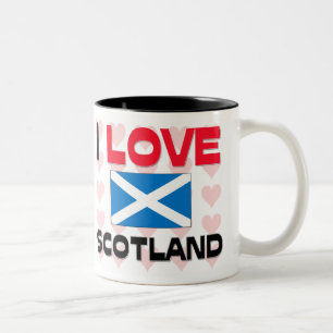 Tasse 2 Couleurs J'aime l'Ecosse