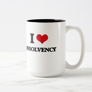 Tasse 2 Couleurs J'aime l'insolvabilité