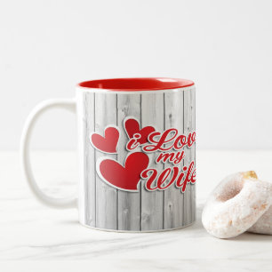 Tasse 2 Couleurs J'Aime Ma Femme
