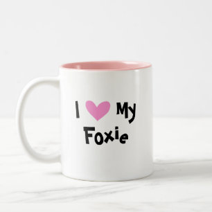 Tasse 2 Couleurs J'aime mon Fox Terrier doux