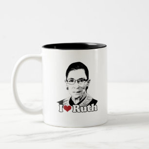 Tasse 2 Couleurs J'aime Ruth pour toujours