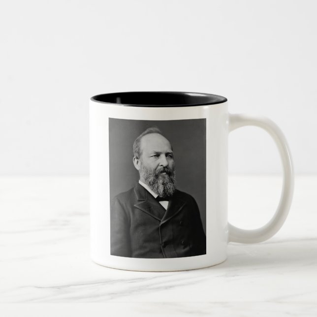 Tasse 2 Couleurs James Garfield 20e Président (Droit)
