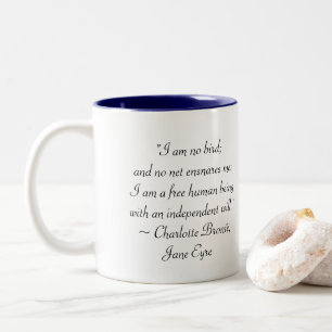 Tasse 2 Couleurs Jane Eyre Je Ne Suis Pas Cité D'Oiseau