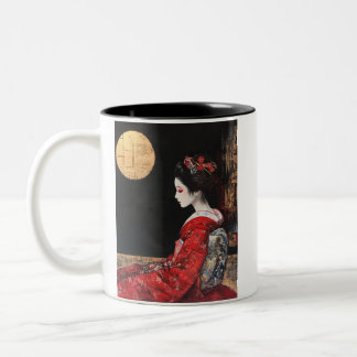 Tasse 2 Couleurs Japanese painting style GEISYA MAG12