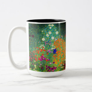 Tasse 2 Couleurs Jardin aux fleurs Gustav Klimt