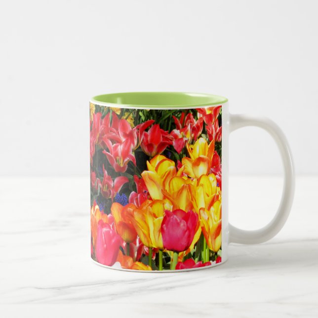 Tasse 2 Couleurs Jardin ensoleillé (Droit)