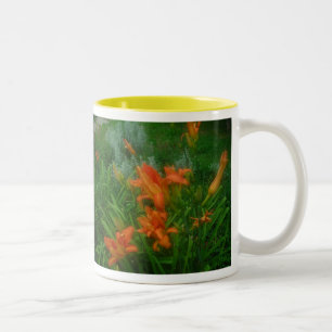 Tasse 2 Couleurs Jardins orange