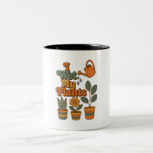 J'arrose mes plantes – Rayures Rétro 70