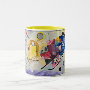 Tasse 2 Couleurs Jaune Rouge Bleu de Wassily Kandinsky
