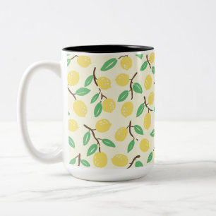 Tasse 2 Couleurs Jaune Vert Citronné Acidulé