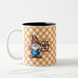 Tasse 2 Couleurs Je Cours Sur Café Et Sarcasme Gnome