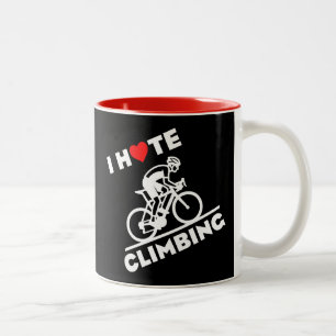Tasse 2 Couleurs Je déteste le cyclisme en montée