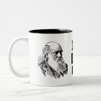 Tasse 2 Couleurs Je n’ai pas évolué pour ça - Drôle Darwin Coffee M