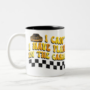 Tasse 2 Couleurs Je ne peux pas, j'ai des projets dans le garage Mé