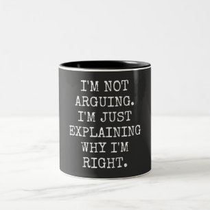 Tasse 2 Couleurs Je ne prétends pas que je ne fais qu'expliquer pou