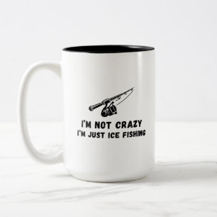 Tasse 2 Couleurs Je ne suis pas fou Je ne suis que de la pêche sur