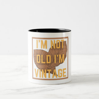 Tasse 2 Couleurs je ne suis pas vieux, je suis vintage