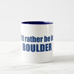 Tasse 2 Couleurs Je préfère être à Boulder Colorado