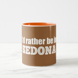 Tasse 2 Couleurs Je préférerais être à Sedona