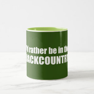 Tasse 2 Couleurs Je Préférerais Être Dans L'Arrière-Pays