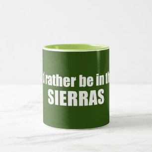 Tasse 2 Couleurs Je Préférerais Être Dans Les Sierras