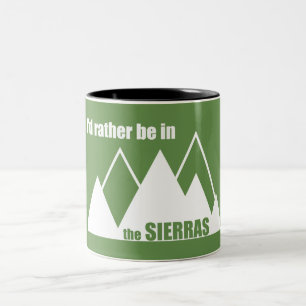 Tasse 2 Couleurs Je Préférerais Être Dans Les Sierras
