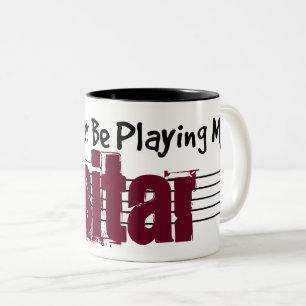 Tasse 2 Couleurs Je Préférerais Jouer Mon Sitar