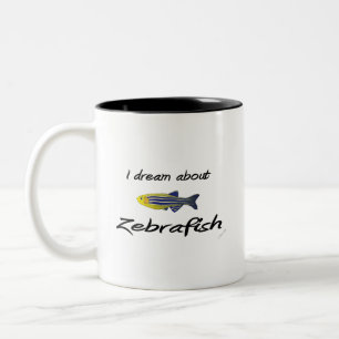 Tasse 2 Couleurs Je rêve de poisson-zèbre