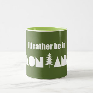 Tasse 2 Couleurs Je serais plutôt au Montana