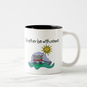 Tasse 2 Couleurs Je serais plutôt avec Nonno