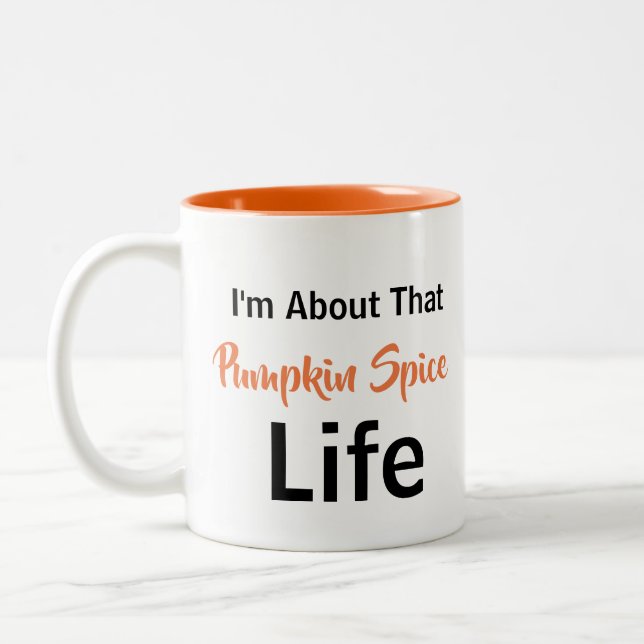 Tasse 2 Couleurs Je suis au sujet de cette vie d'épice de (Gauche)