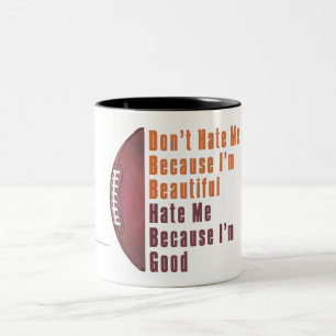 Tasse 2 Couleurs Je Suis Belle Mon Bon Football