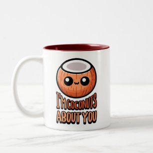 Tasse 2 Couleurs Je suis des noix de coco à votre sujet ! Pun à noi