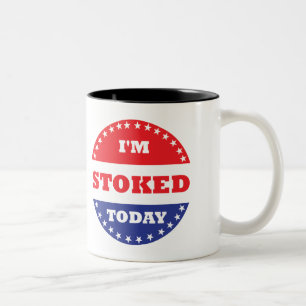 Tasse 2 Couleurs Je suis stocké aujourd'hui