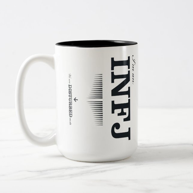 Tasse 2 Couleurs Je suis Un INFJ (Gauche)