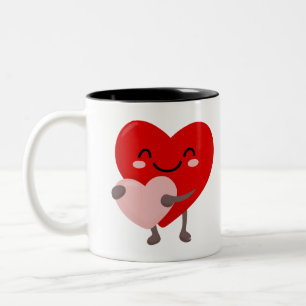 Tasse 2 Couleurs Je t'aime Bébé