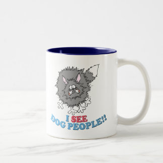 TASSE 2 COULEURS JE VOIS DES PERSONNES DE CHIEN !